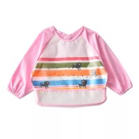 EVA 防水兒童餐衣(長袖啪鈕款) (Black Cat)